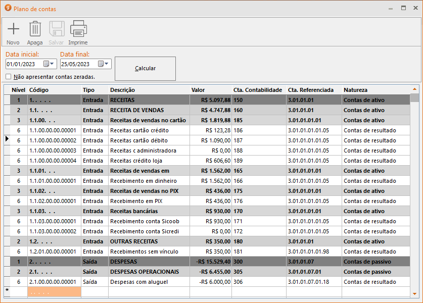 Plano De Contas E Centros De Custo Base De Conhecimento Gdoor 9206